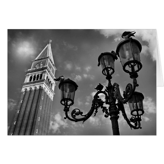 Turm-und StraßenlaterneVenedigs San Marco (Vorderseite (Horizontal))