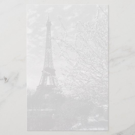 Turm Vintag France Paris Eiffel Briefpapier (Vorderseite)