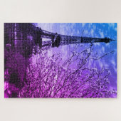 Turm Vintag France Paris Eiffel Puzzle (Horizontal)