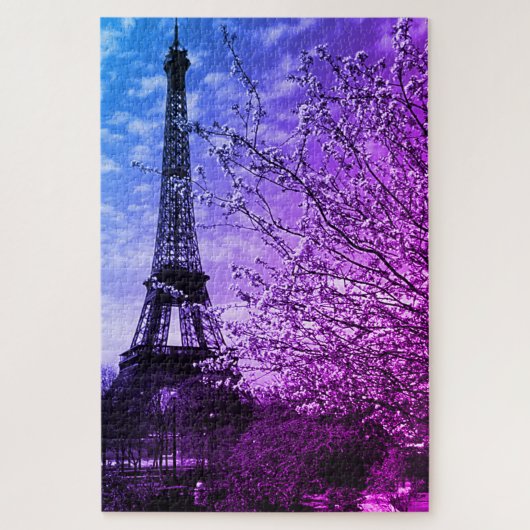 Turm Vintag France Paris Eiffel Puzzle (Vertikal)