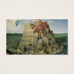 Turm von Babel, 1563 (Öl auf Platte)