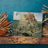 Turm von Babel, 1563 (Öl auf Tafel) Fotoplatte (Seite)