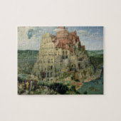 Turm von Babel, 1563 (Öl auf Tafel) Puzzle (Horizontal)