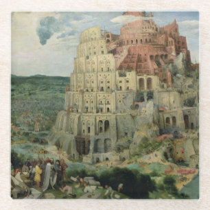 Turm von Babel Glasuntersetzer