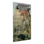 Turm von Babel Mini Klemmbrett (Schrägansicht)