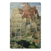 Turm von Babel Mini Klemmbrett (Rückseite)