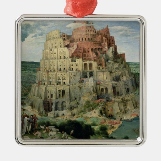 Turm von Babel Ornament Aus Metall (Vorne)