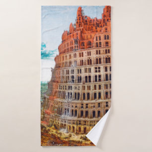 Turm von Babel, Pieter Bruegel der Ältere Badehandtuch
