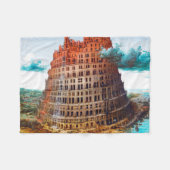 Turm von Babel, Pieter Bruegel der Ältere Fleecedecke (Vorderseite (Horizontal))
