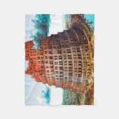 Turm von Babel, Pieter Bruegel der Ältere Fleecedecke (Vorderseite)