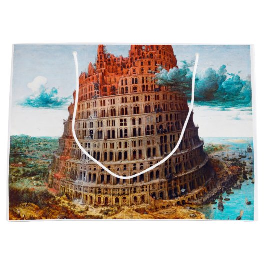 Turm von Babel, Pieter Bruegel der Ältere Große Geschenktüte (Vorderseite)
