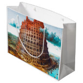 Turm von Babel, Pieter Bruegel der Ältere Große Geschenktüte (Rückseite Schrägansicht)