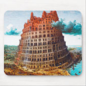 Turm von Babel, Pieter Bruegel der Ältere Mousepad (Vorne)
