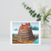 Turm von Babel, Pieter Bruegel der Ältere Postkarte (Stehend Vorderseite)