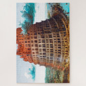 Turm von Babel, Pieter Bruegel der Ältere Puzzle (Vertikal)