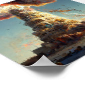 Turm von Babel Poster (Ecke)