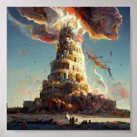 Turm von Babel Poster (Vorne)