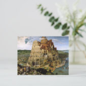 Turm von Babel Postkarte (Stehend Vorderseite)