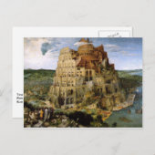 Turm von Babel Postkarte (Vorne/Hinten)