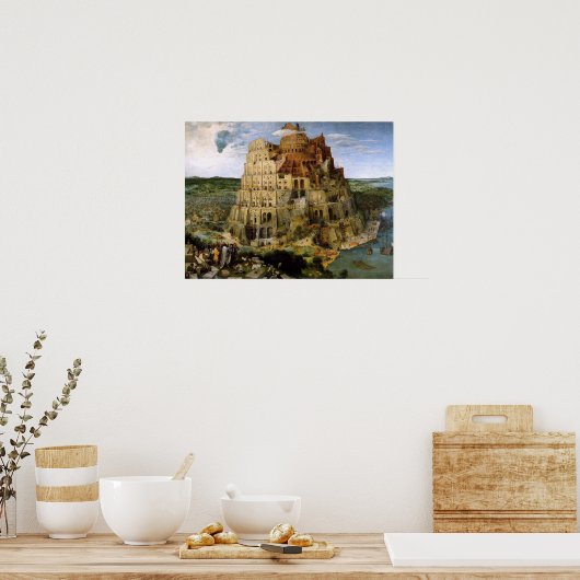 Turm von Babel Print Poster (Küche)