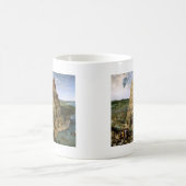 Turm von Babel von Brueghel Kaffeetasse (Mittel)