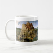 Turm von Babel von Brueghel Kaffeetasse (Links)