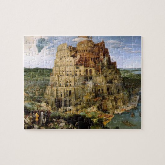 Turm von Babel von Brueghel Puzzle (Horizontal)