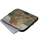 Turm von Babel von Peter Bruegel dem Älteren Laptopschutzhülle (Vorne Knopf)