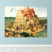 Turm von Babel von Peter Bruegel dem Älteren Leinwanddruck (Insitu (Holzboden))