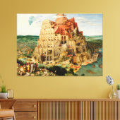 Turm von Babel von Peter Bruegel dem Älteren Leinwanddruck (Insitu (Wohnzimmer))