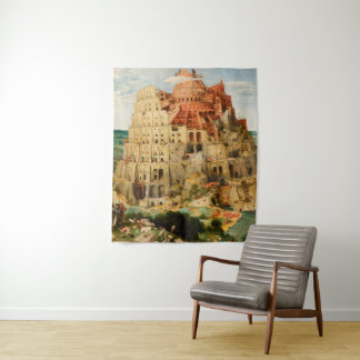 Turm von Babel von Peter Bruegel dem Älteren Wandteppich