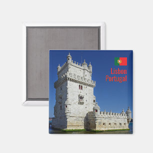 Turm von Belem in Lissabon, Portugal Magnet