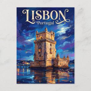 Turm von Belém Portugal Postkarte
