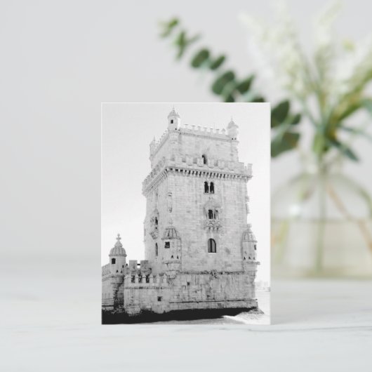 Turm von Belém Postkarte (Stehend Vorderseite)