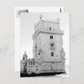 Turm von Belém Postkarte (Vorne/Hinten)