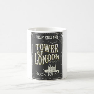 Turm von London Vintage Poster Kaffeetasse