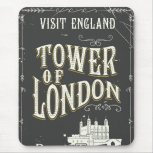 Turm von London Vintage Poster Mousepad