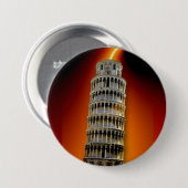 Turm von Pisa Button (Vorne & Hinten)