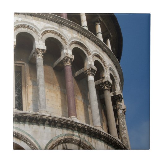 Turm von Pisa, Italien Fliese (Vorderseite)