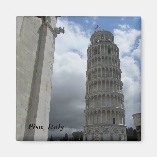 Turm von Pisa, Italien Magnet (Vorne)
