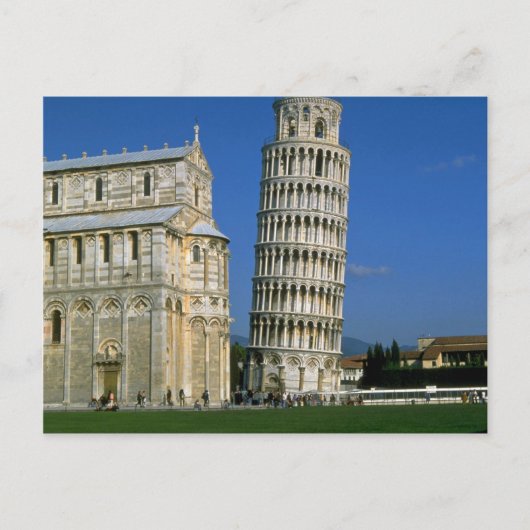 Turm von Pisa, Italien Postkarte (Vorderseite)
