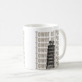 Turm von Pisa Kaffeetasse (VorderseiteRechts)