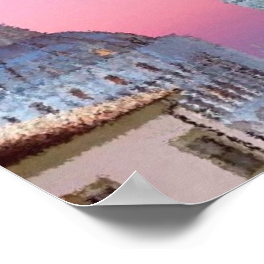 Turm von Pisa Poster (Ecke)