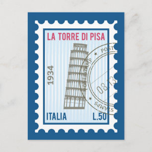 Turm von Pisa Postkarte