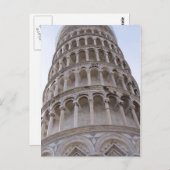 Turm von Pisa Postkarte (Vorne/Hinten)