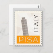 Turm von Pisa Postkarte (Vorne/Hinten)
