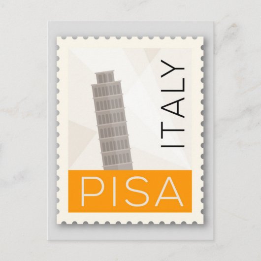 Turm von Pisa Postkarte (Vorderseite)