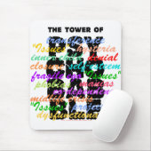 Turm von Psychobabble Mousepad (Mit Mouse)