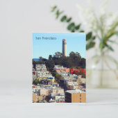 Turm von San Francisco Postkarte (Stehend Vorderseite)