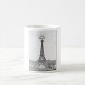 Turm-Zeichnen Paris, Texas Eiffel Kaffeetasse (Mittel)